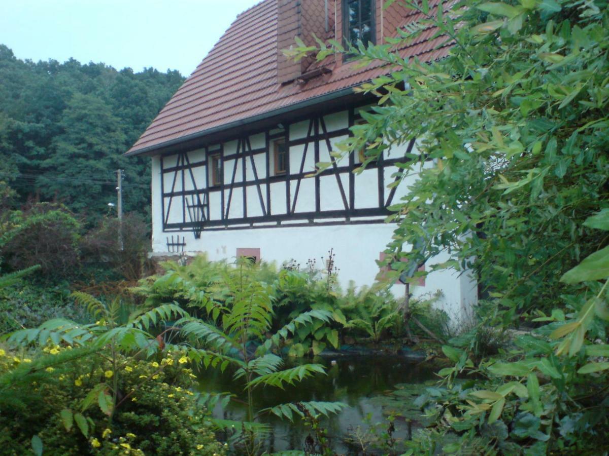 Restaurant & Pension "Bauernhof Zum Silberbergwerk" Limbach-Oberfrohna Ngoại thất bức ảnh